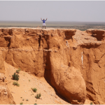 Flaming cliffs