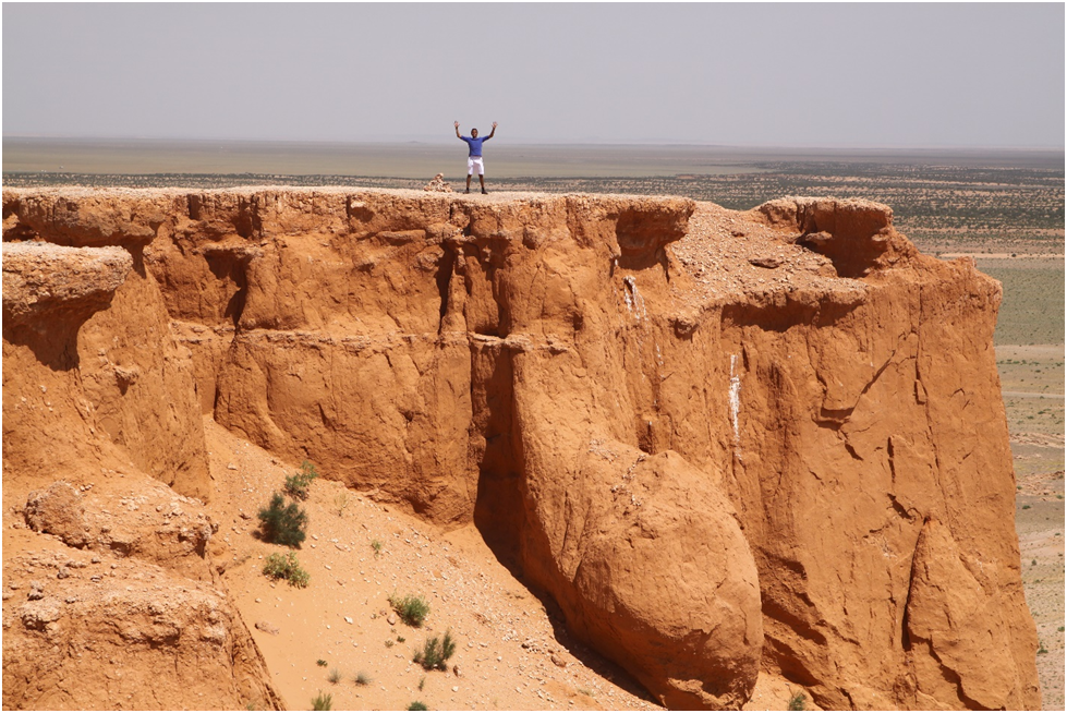 Flaming cliffs